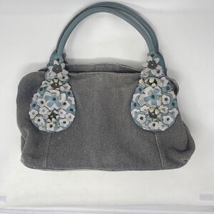 Dan W Hobo bag with Leather Flower accents